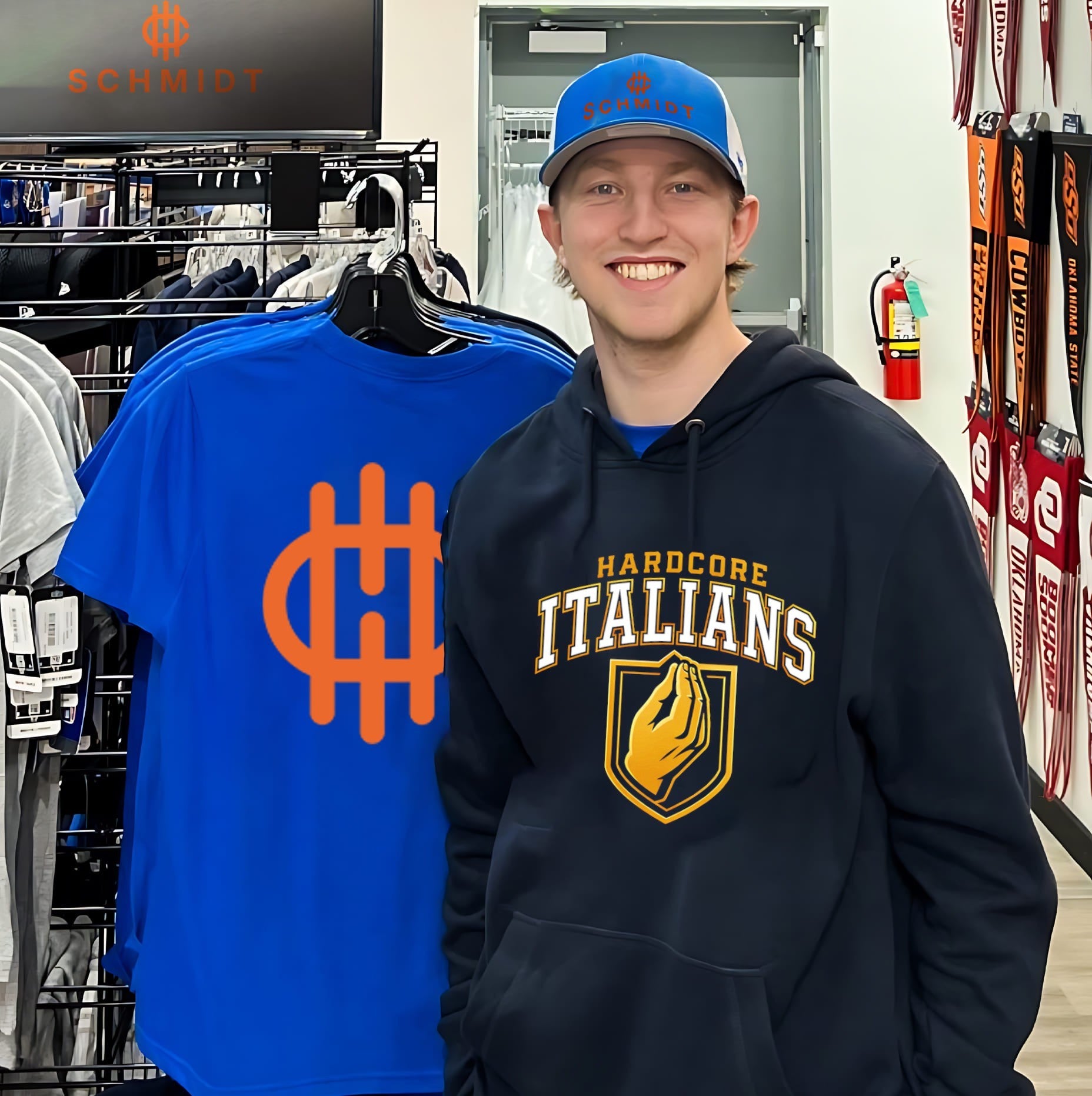 Hardcore Italians Vegas Golden Knights logo shirt