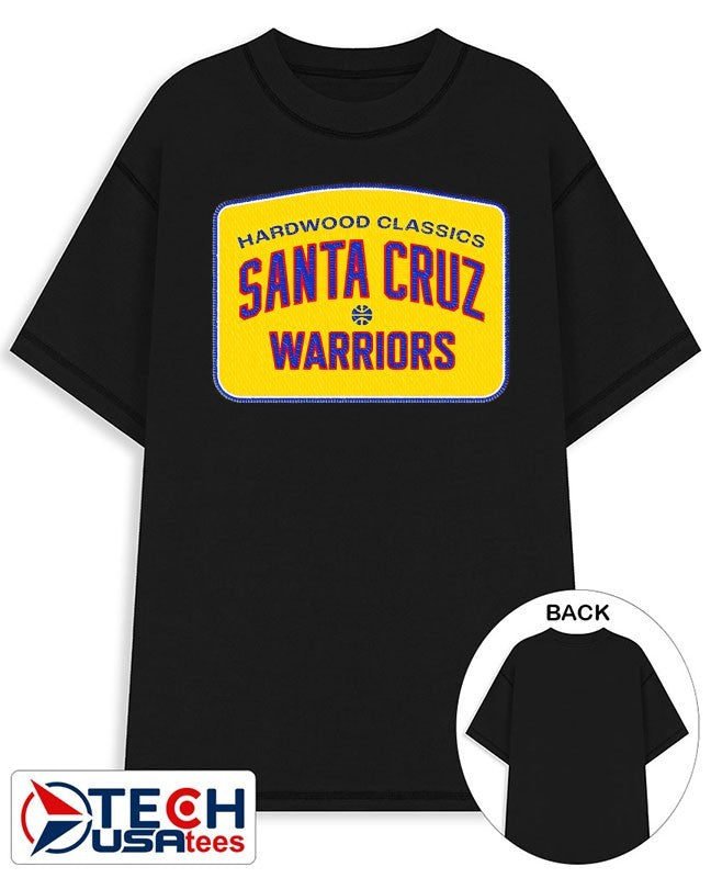 Hardwood Classics Santa Cruz Warriors logo shirt