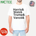 Harris Walz Trump Vance Shirt