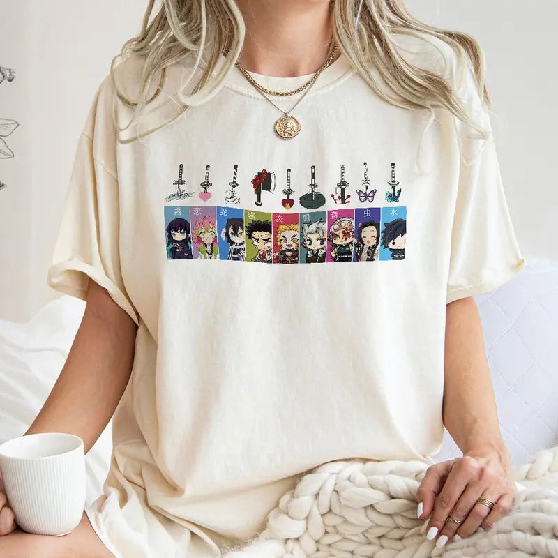 Hashira's Sword Demon Slayer Shirt shirt, Kimetsu No Yaiba t-shirt, anime sweatshirt hoodie, Tanjiro shirt, Rengoku t-shirtstyle{n002}2