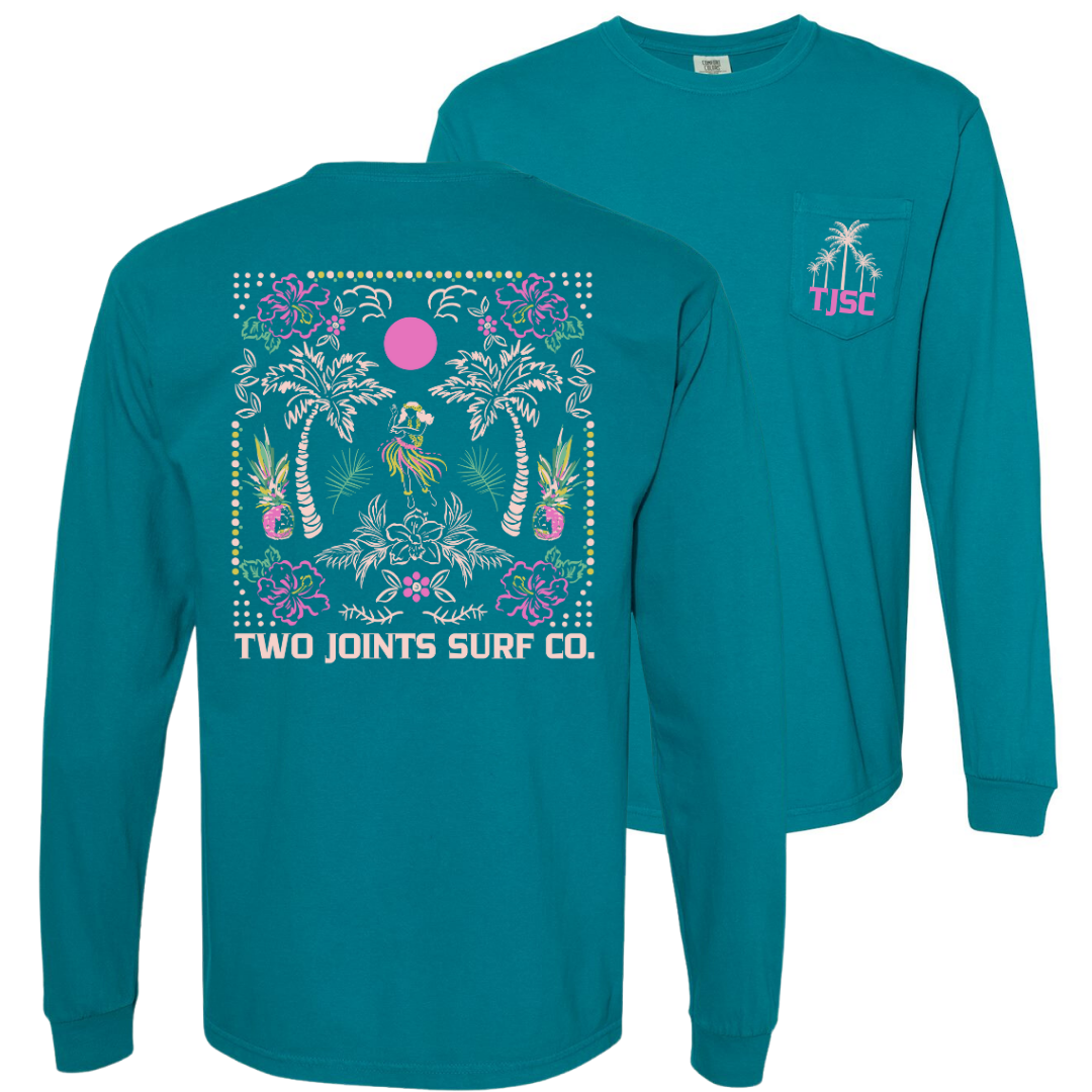 Hawaii Vice Long Sleeve Tee Hoodie, Sweatshirt | CoreVibeTees.com