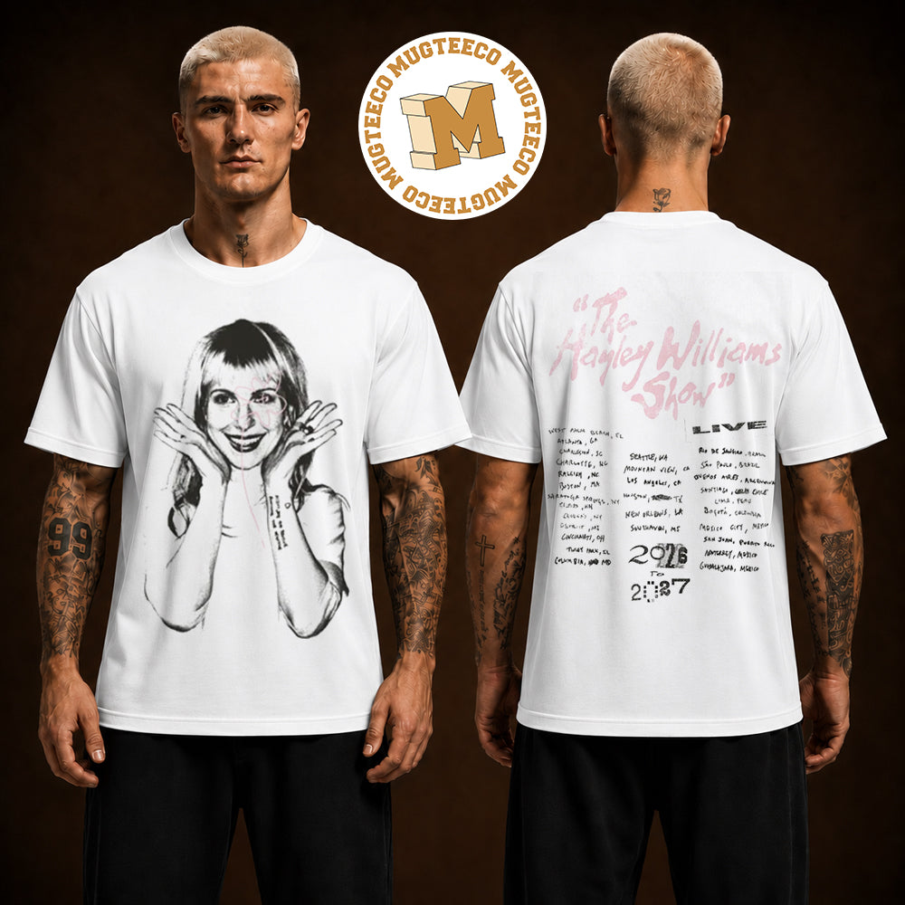 Hayley Williams THWS Tour 2026 Merch Tee Two Sided Unisex T Shirt