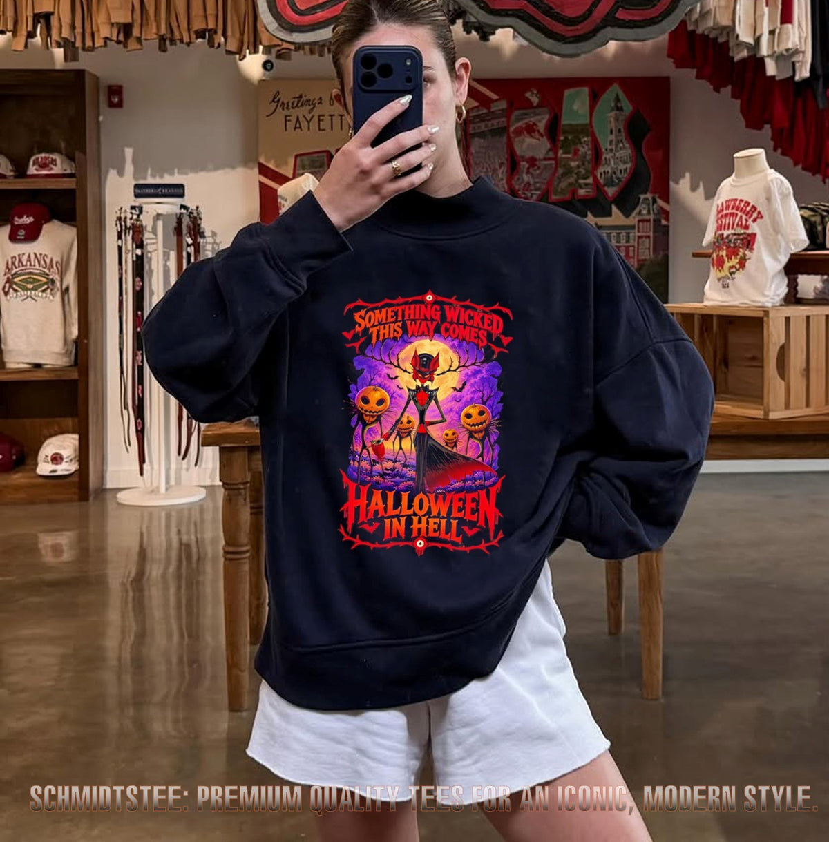 Hazbin Hotel something wicked this way comes Halloween in Hell shirt