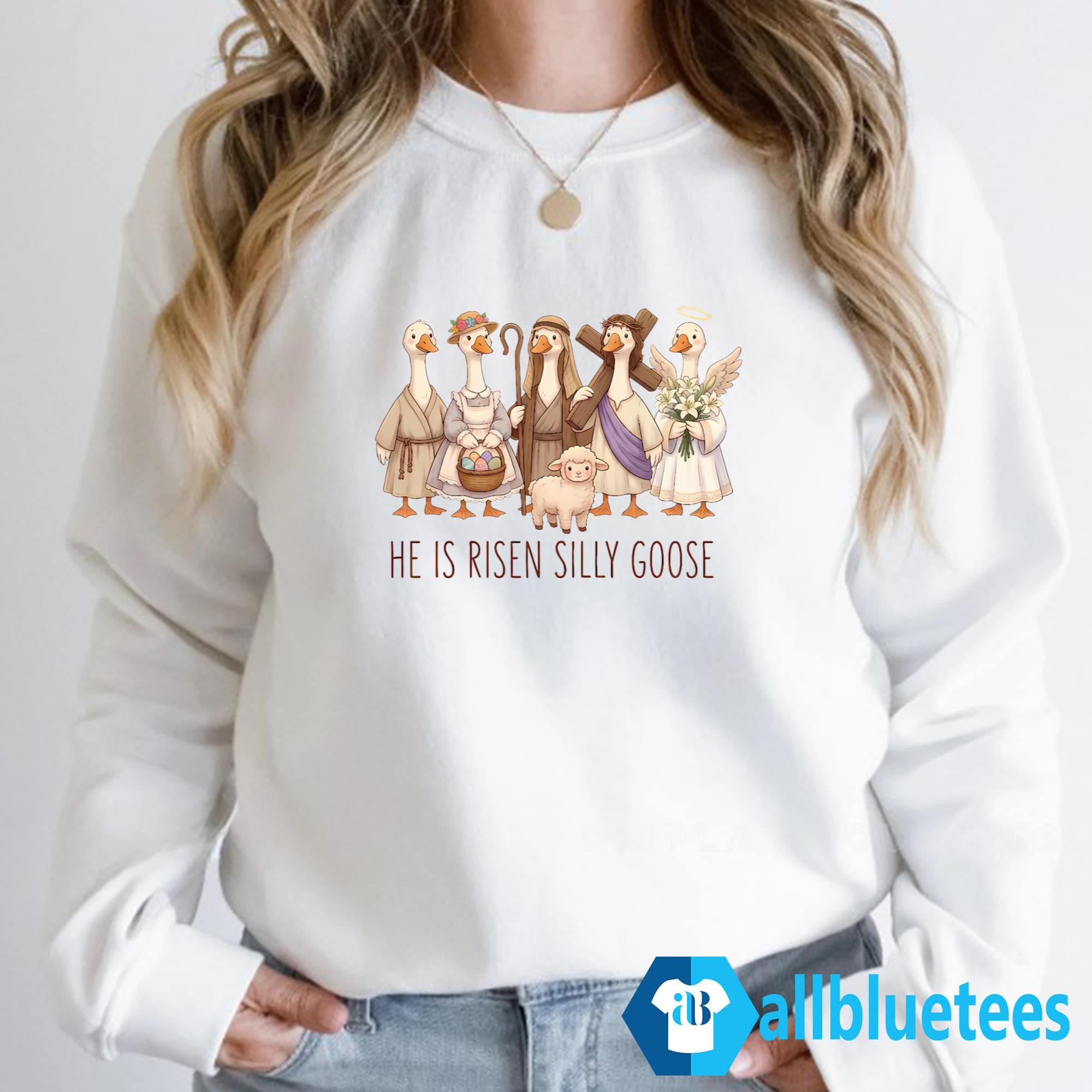 He Is Risen Silly Goose Shirt