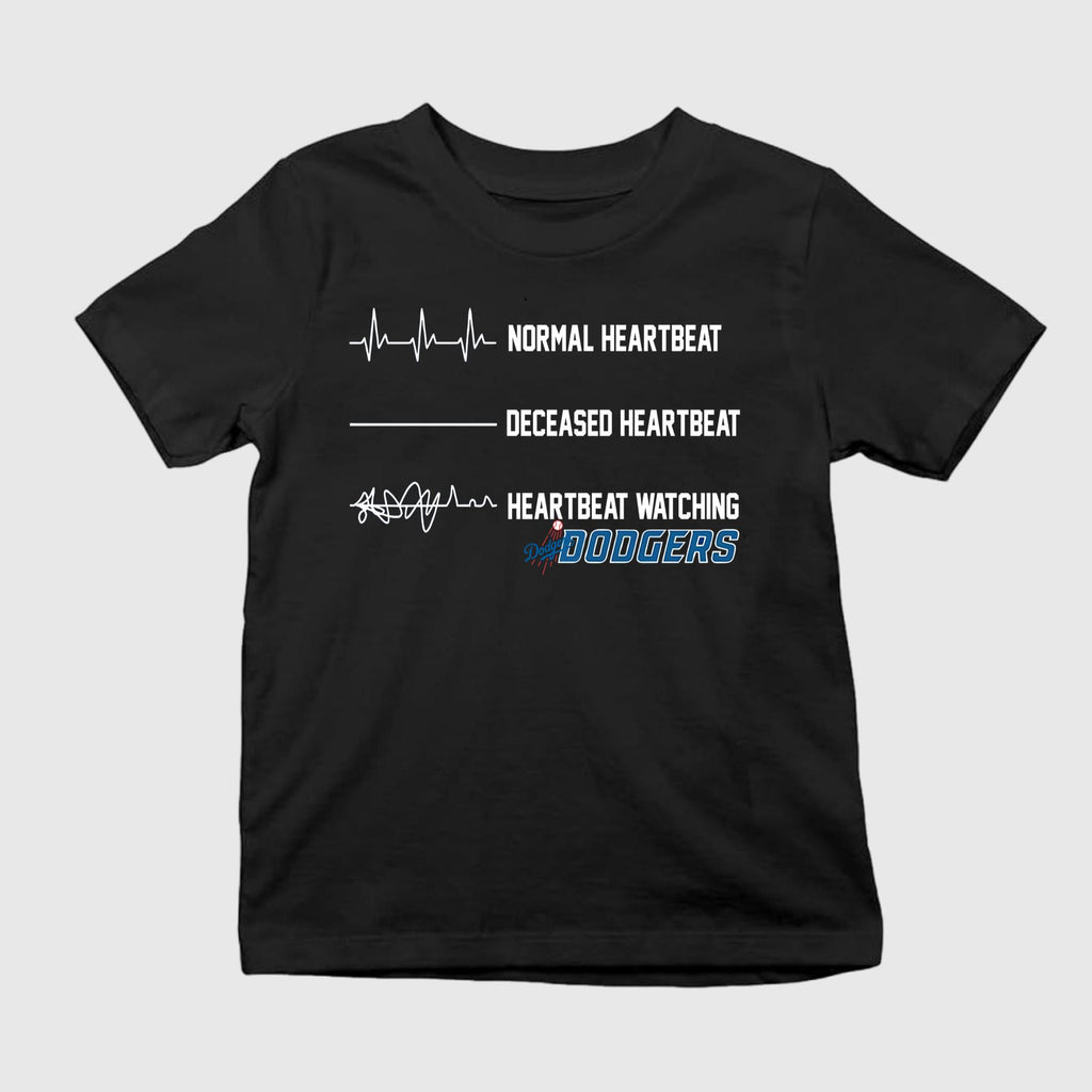 Heartbeat Watching Dodgers Shirt