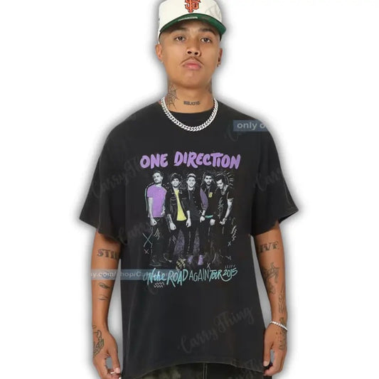 Heavy Metal Direction Shirt - Aqua Unisex Adult Tee T-shirt Short Sleeve