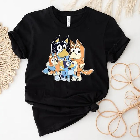 Heeler Family T-shirt, Bluey Shirt, Cartoon hirt, Disney Shirt, Family Vacation Shirt, Bandit Heeler Shirt, Bluey and Bingo Shirt