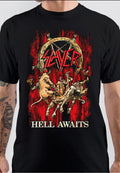 Hell Awaits Black T-Shirt Hoodie, Sweatshirt | CoreVibeTees.com