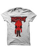 Hell Boy White Half Sleeve T-Shirt Style001 Hoodie, Sweatshirt | CoreVibeTees.com
