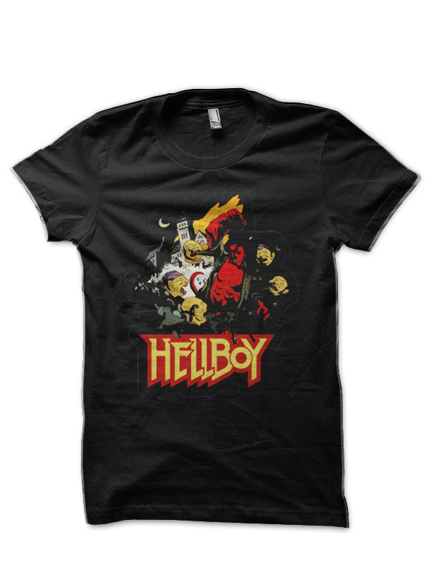 Hell Boy Black Half Sleeve T-Shirt Style007 Hoodie, Sweatshirt | CoreVibeTees.com