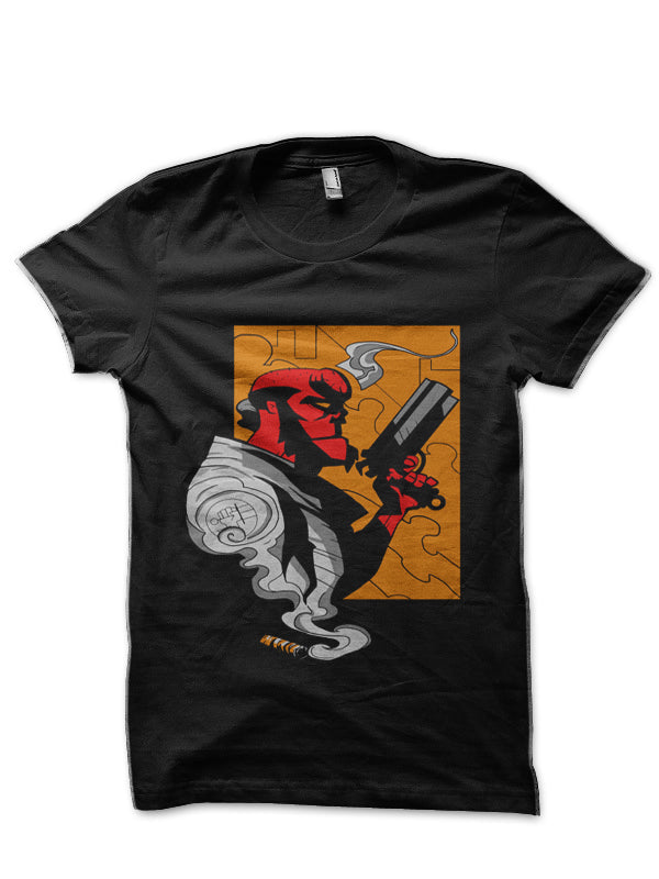 HellBoy Black Half Sleeve T-Shirt Hoodie, Sweatshirt | CoreVibeTees.com