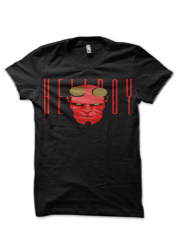 Hell Boy Black Half Sleeve T-Shirt Style003 Hoodie, Sweatshirt | CoreVibeTees.com