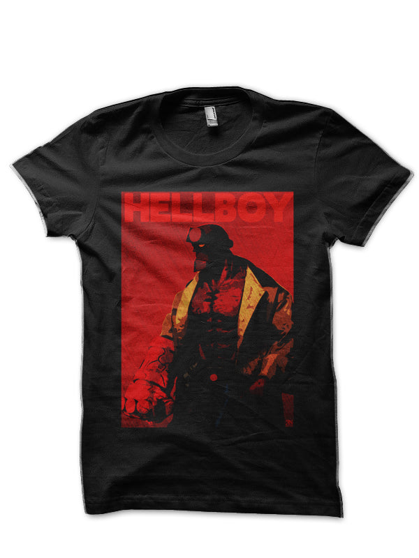 Hell Boy Black Half Sleeve T-Shirt Style002 Hoodie, Sweatshirt | CoreVibeTees.com