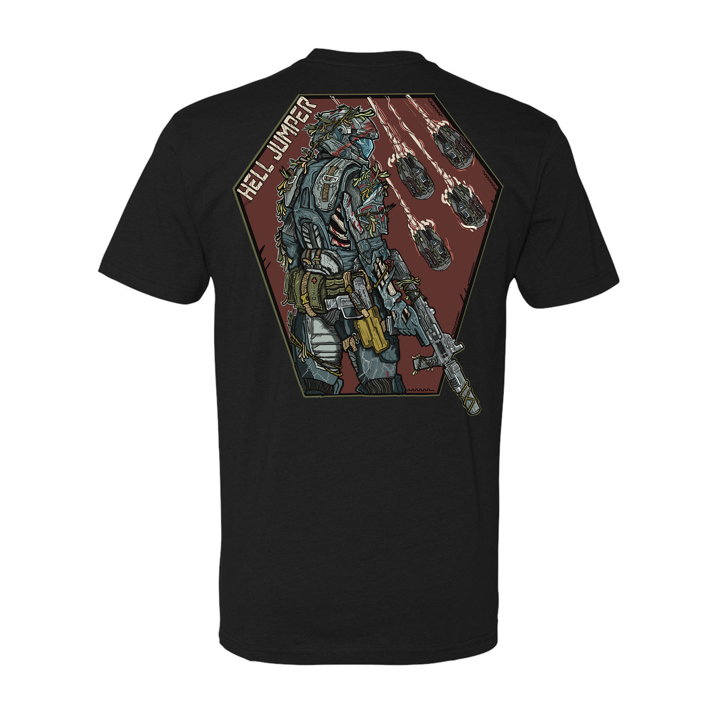 Hell Jumper Tee Hoodie, Sweatshirt | CoreVibeTees.com (Image 5)