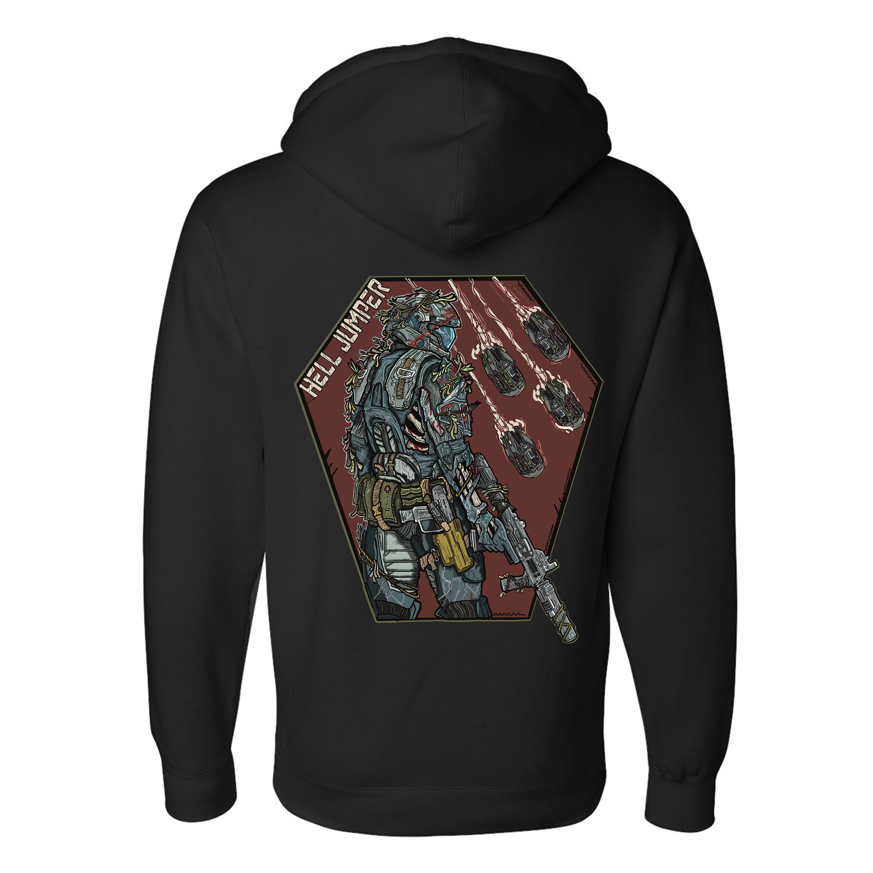 Hell Jumper Hoodie T-Shirts, Sweatshirt | CoreVibeTees.com (Image 2)