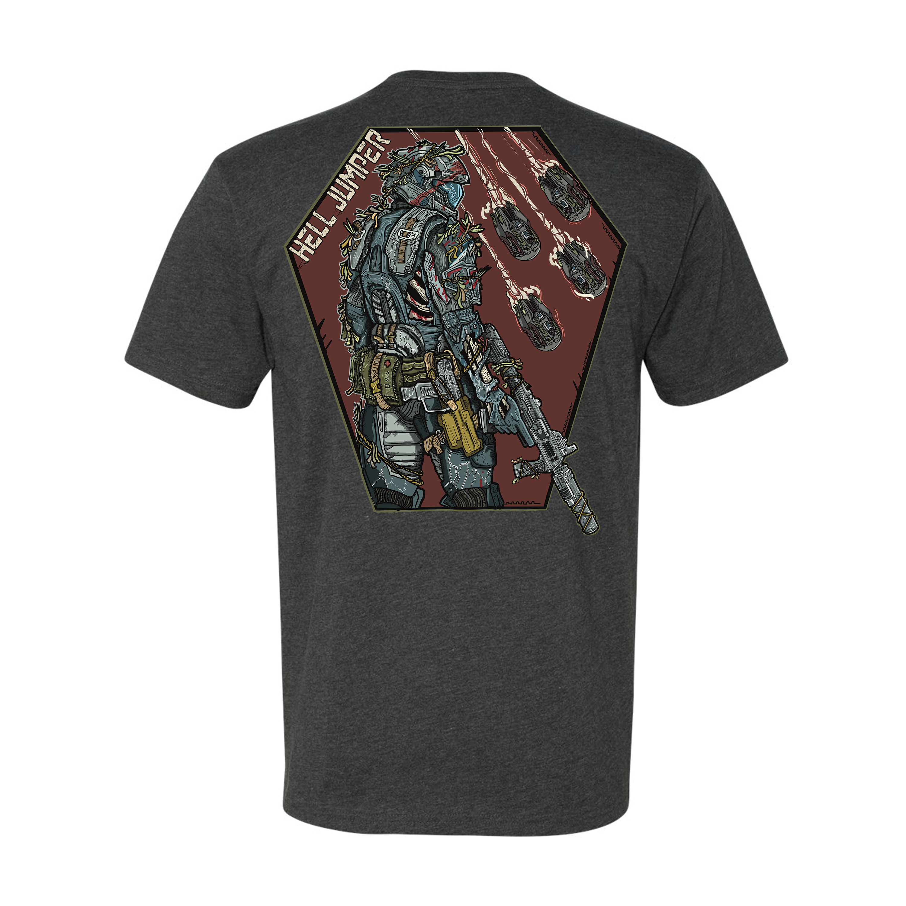 Hell Jumper Tee Hoodie, Sweatshirt | CoreVibeTees.com (Image 3)