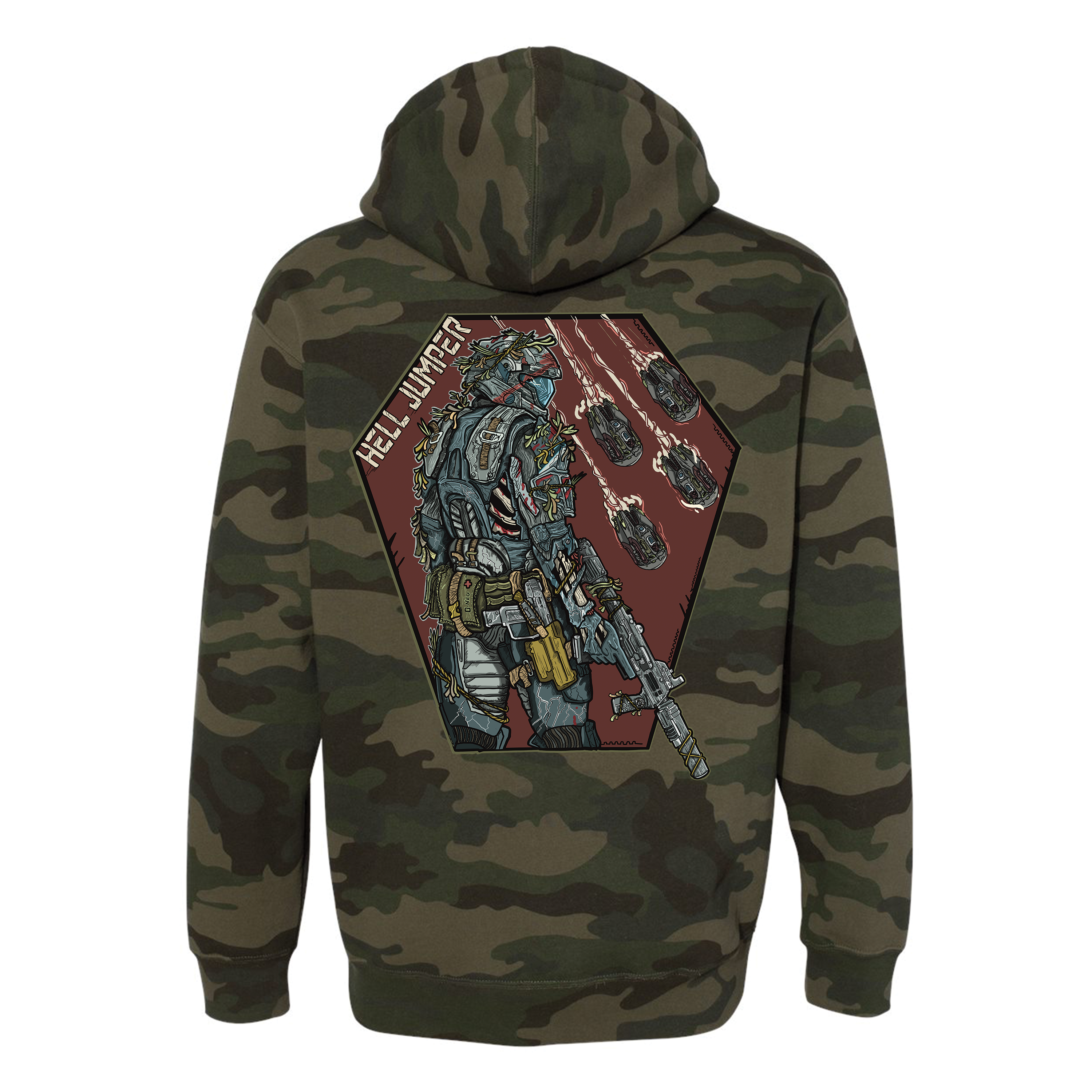 Hell Jumper Hoodie T-Shirts, Sweatshirt | CoreVibeTees.com (Image 5)