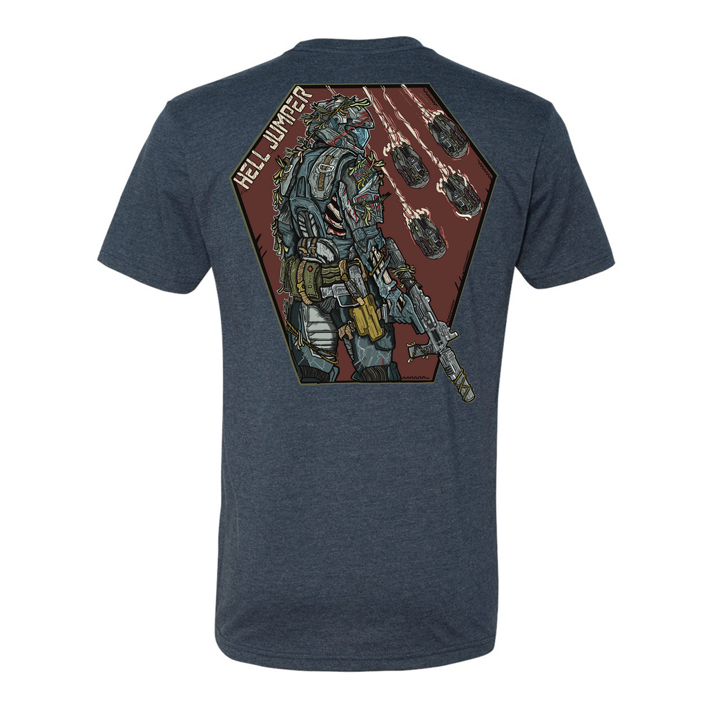 Hell Jumper Tee Hoodie, Sweatshirt | CoreVibeTees.com (Image 1)
