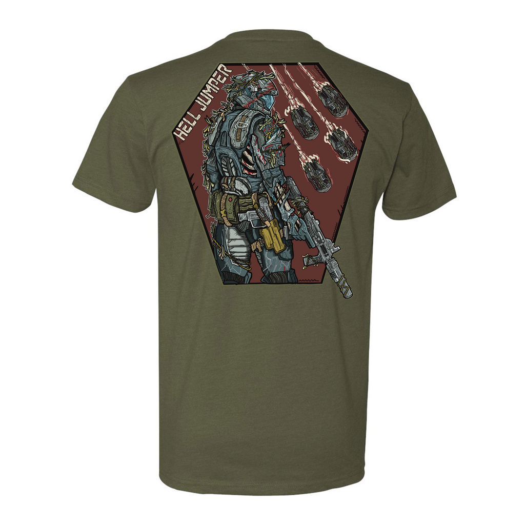 Hell Jumper Tee Hoodie, Sweatshirt | CoreVibeTees.com (Image 2)