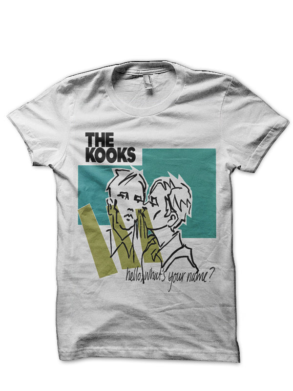 Hello Whats Your Name The Kooks White T-Shirt Hoodie, Sweatshirt | CoreVibeTees.com