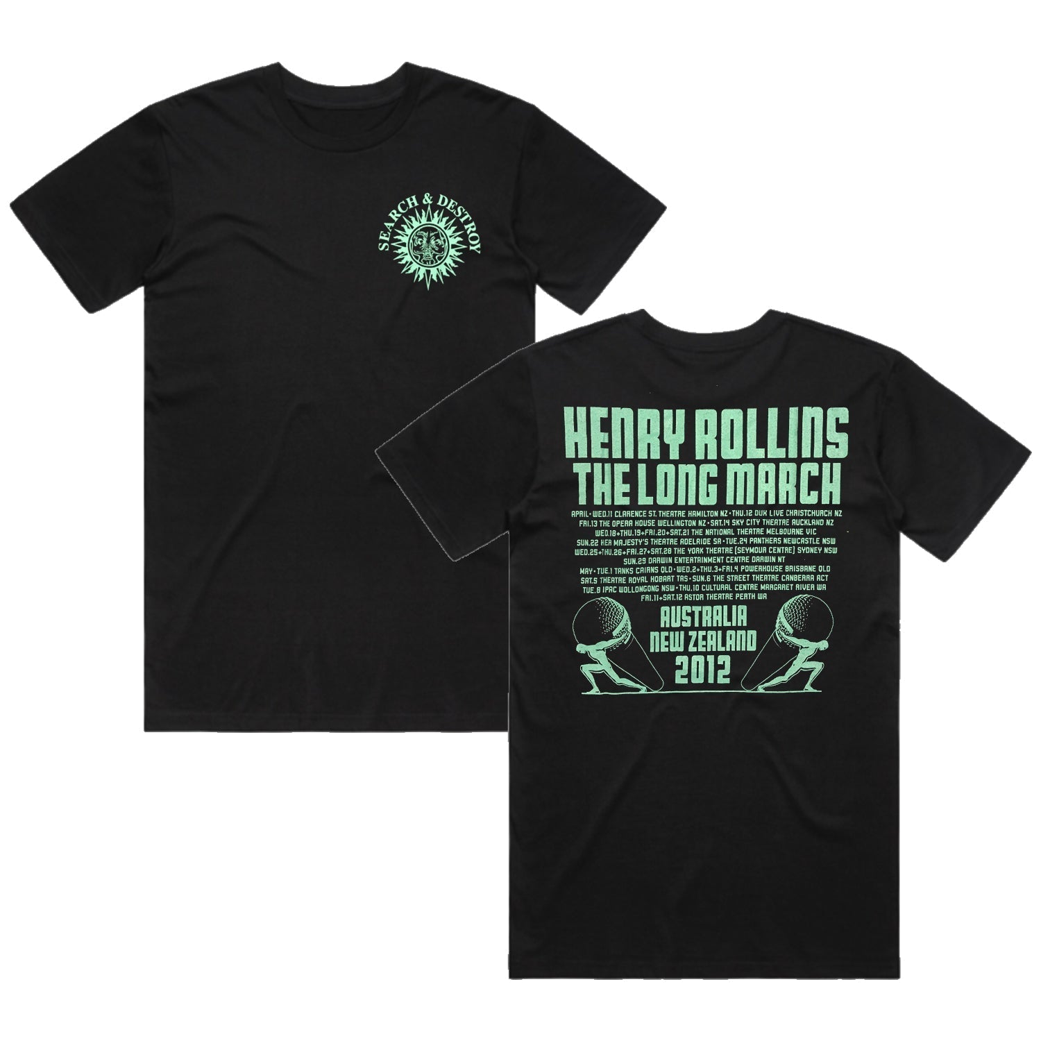 The Long March 2012 Tour T-Shirt (Black) Hoodie, Sweatshirt | CoreVibeTees.com