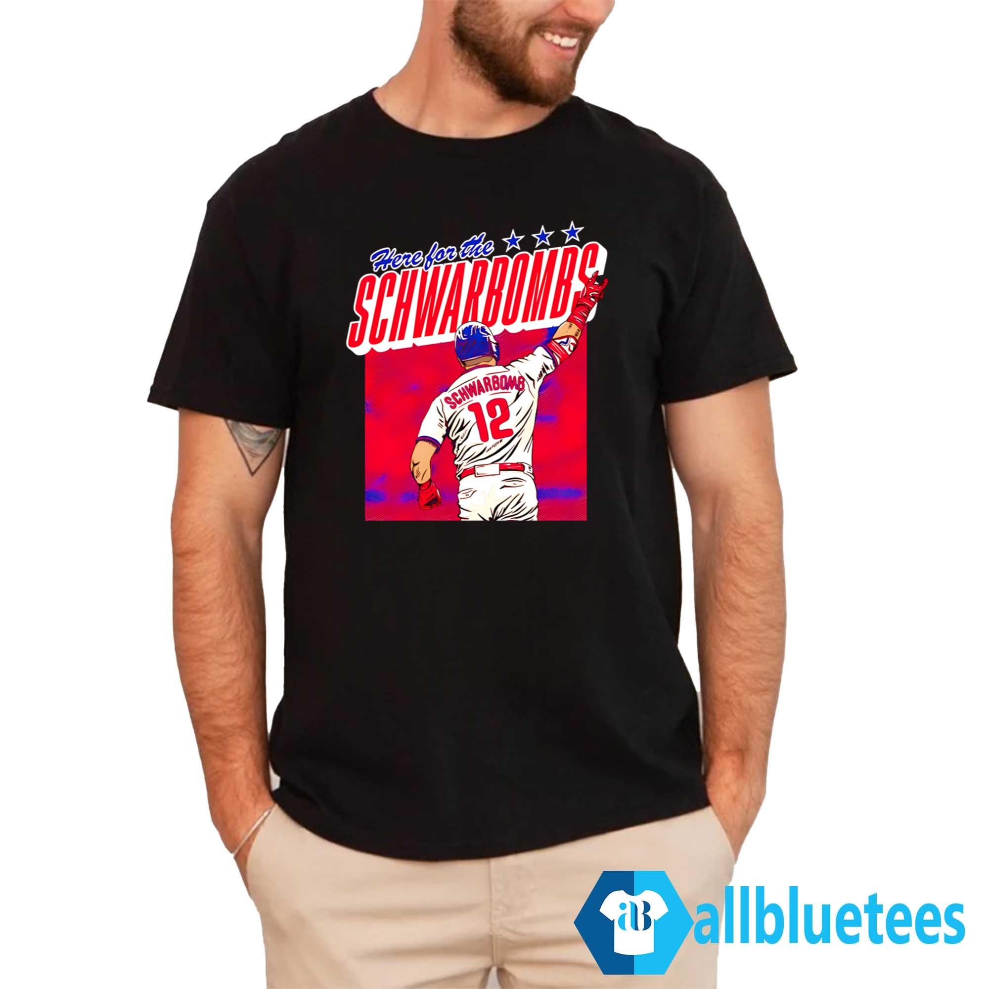 Here For The Schwarbomb Kyle Schwarber Shirt