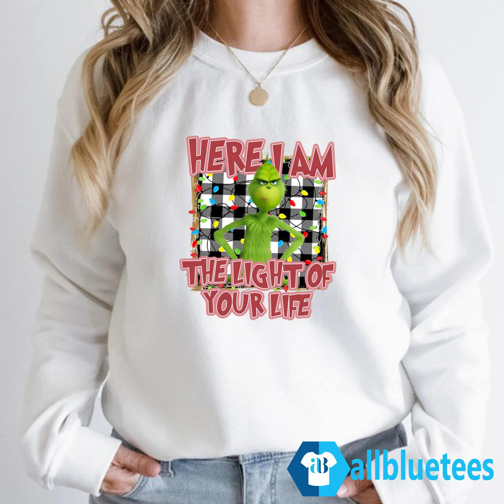 Here I Am The Light Of Your Life Christmas Shirt