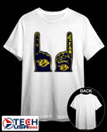 Hey Pittsburgh Ravens #1 fan finger shirt