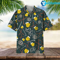 Hockey And Beer Hawaiian Shirt