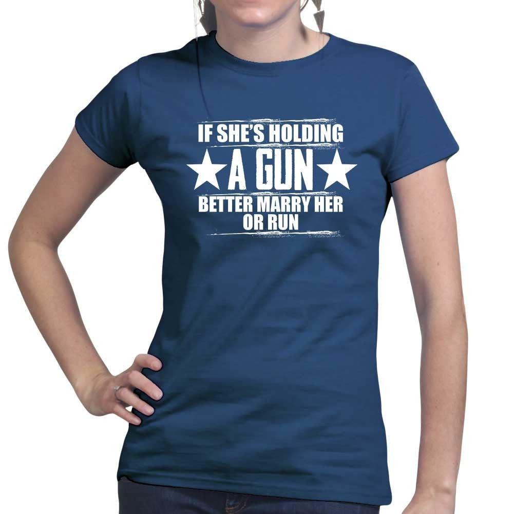 Ladies She's Holding A Gun T-shirt Style001 Hoodie, Sweatshirt | CoreVibeTees.com (Image 4)