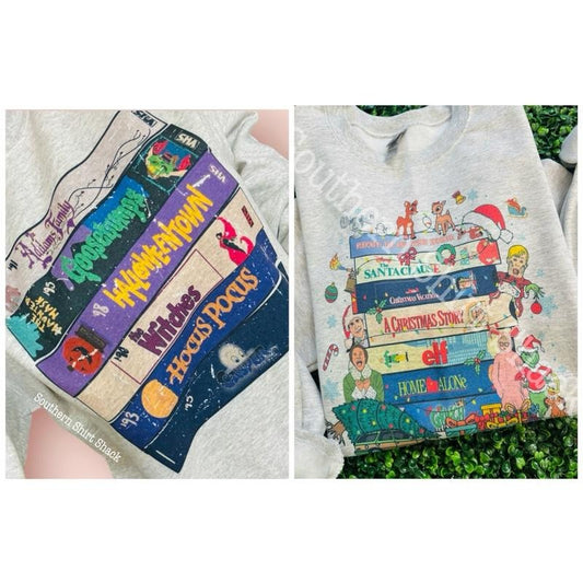 Holiday Video Tapes Sweathshirt