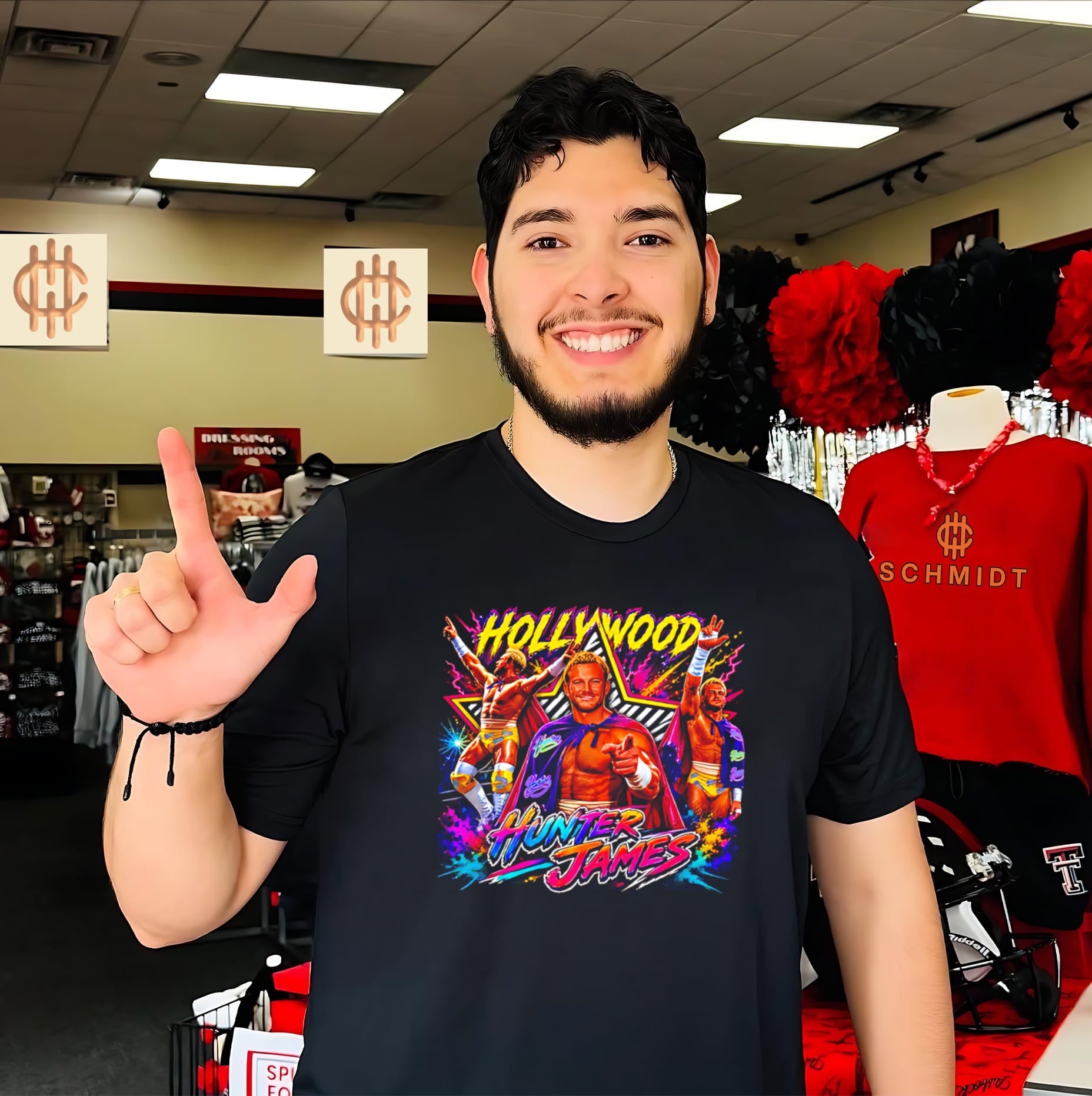 Hollywood Hunter James cyberpunk shirt