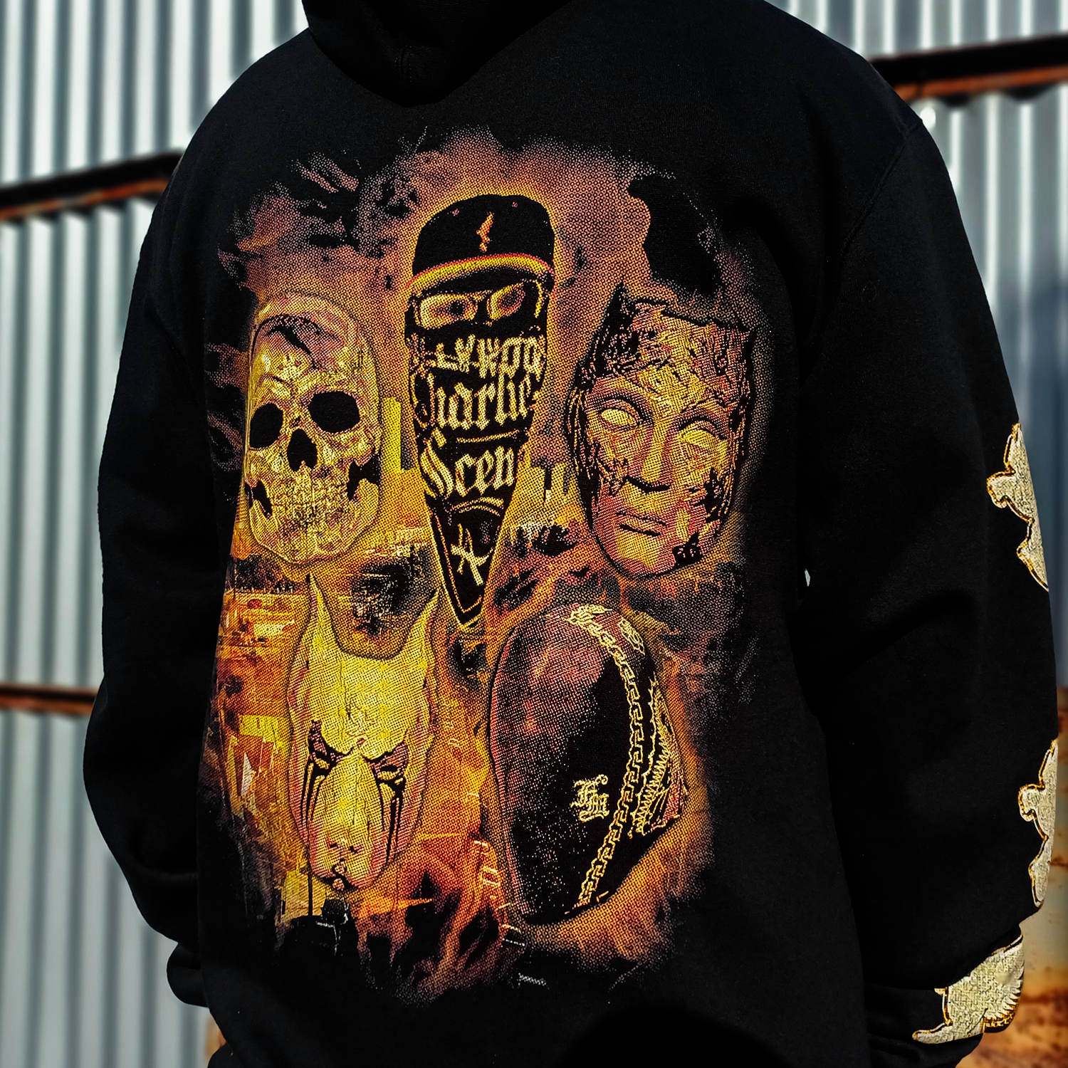 Bling Pullover Hoodie (Black) T-Shirts, Sweatshirt | CoreVibeTees.com (Image 5)