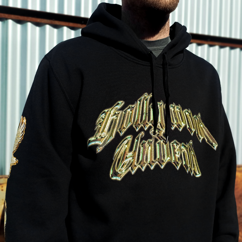 Bling Pullover Hoodie (Black) T-Shirts, Sweatshirt | CoreVibeTees.com (Image 3)