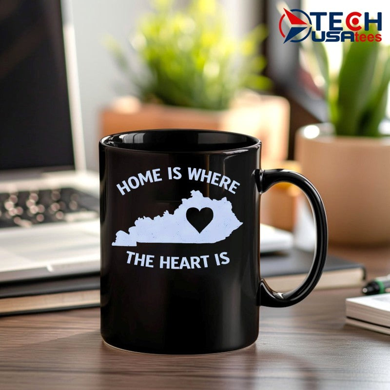 Home is where the heart is Kentucky heart shirt