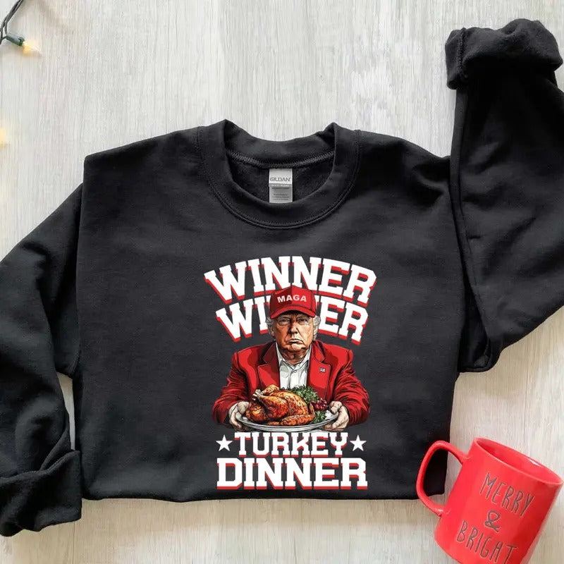 Funny Trump Thanksgiving Tshirt/Sweatshirt/Hoodie, Retro Crewneck, Gift For MyFriends, Cotton, Menswear Top