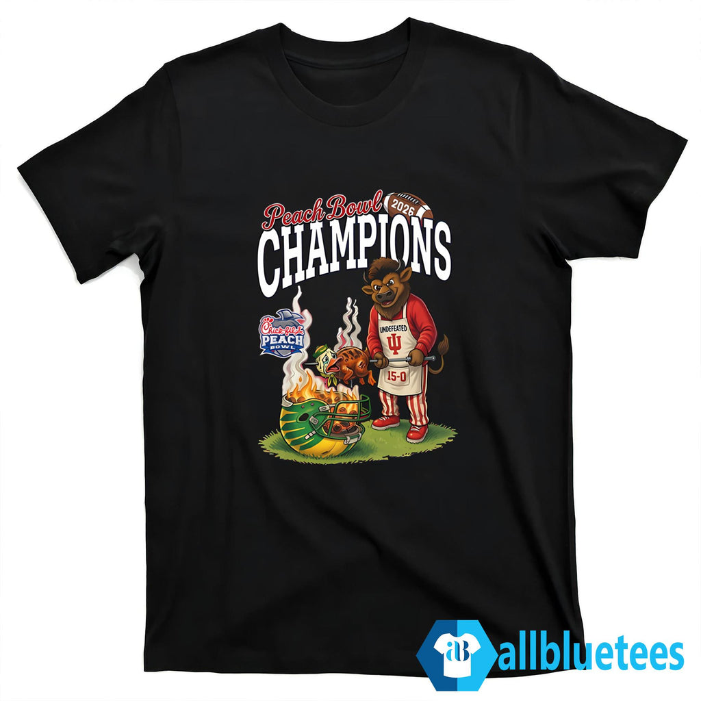 Hoosiers 2026 CFP Peach Bowl Champions Shirt