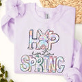 Hop into Spring DTF Transfers - THIS IS NOT A SHIRT Hoodie, Sweatshirt | CoreVibeTees.com