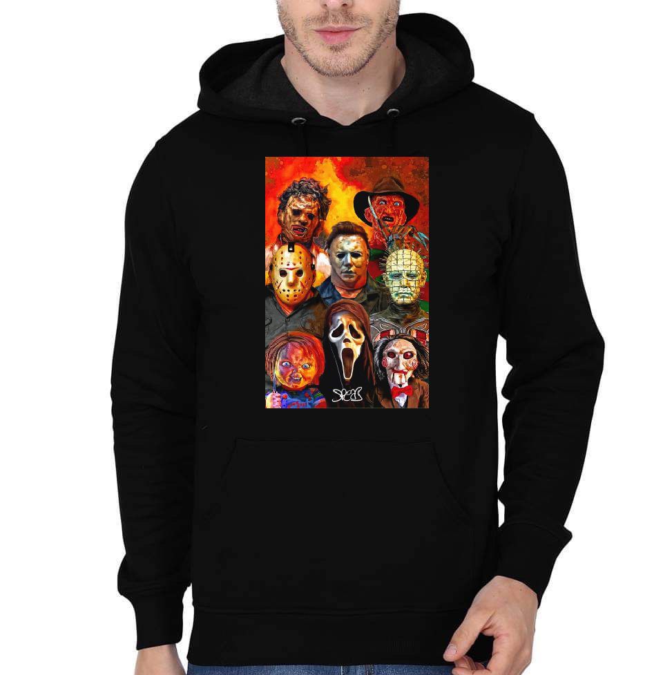 Horror Black Hoodie T-Shirts, Sweatshirt | CoreVibeTees.com