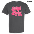 Hot Pink Santa Baby Sequin Patch Comfort Colors T-Shirt Hoodie, Sweatshirt | CoreVibeTees.com