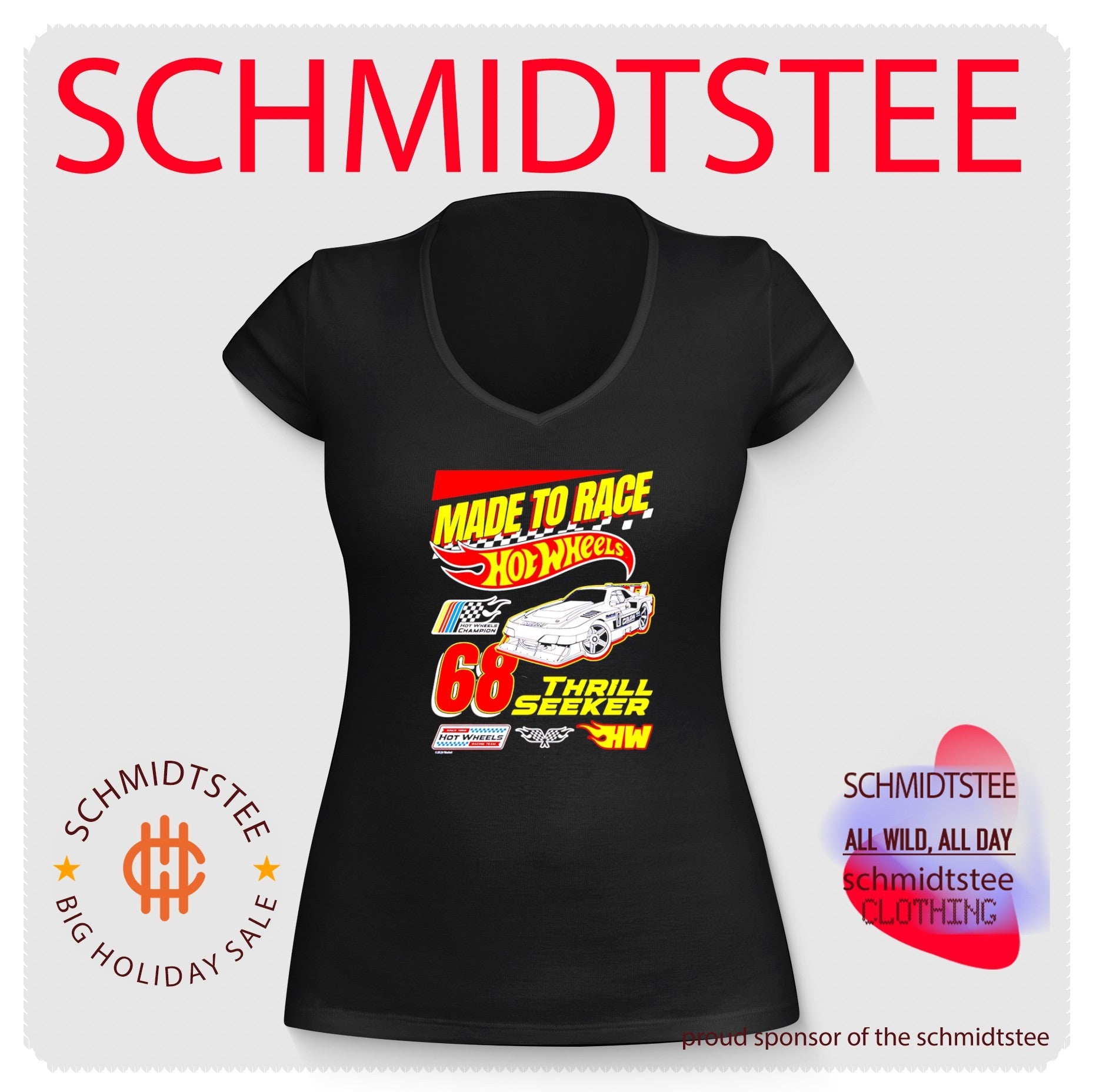 Wheels Thrill Seeker made to race graphic shirt