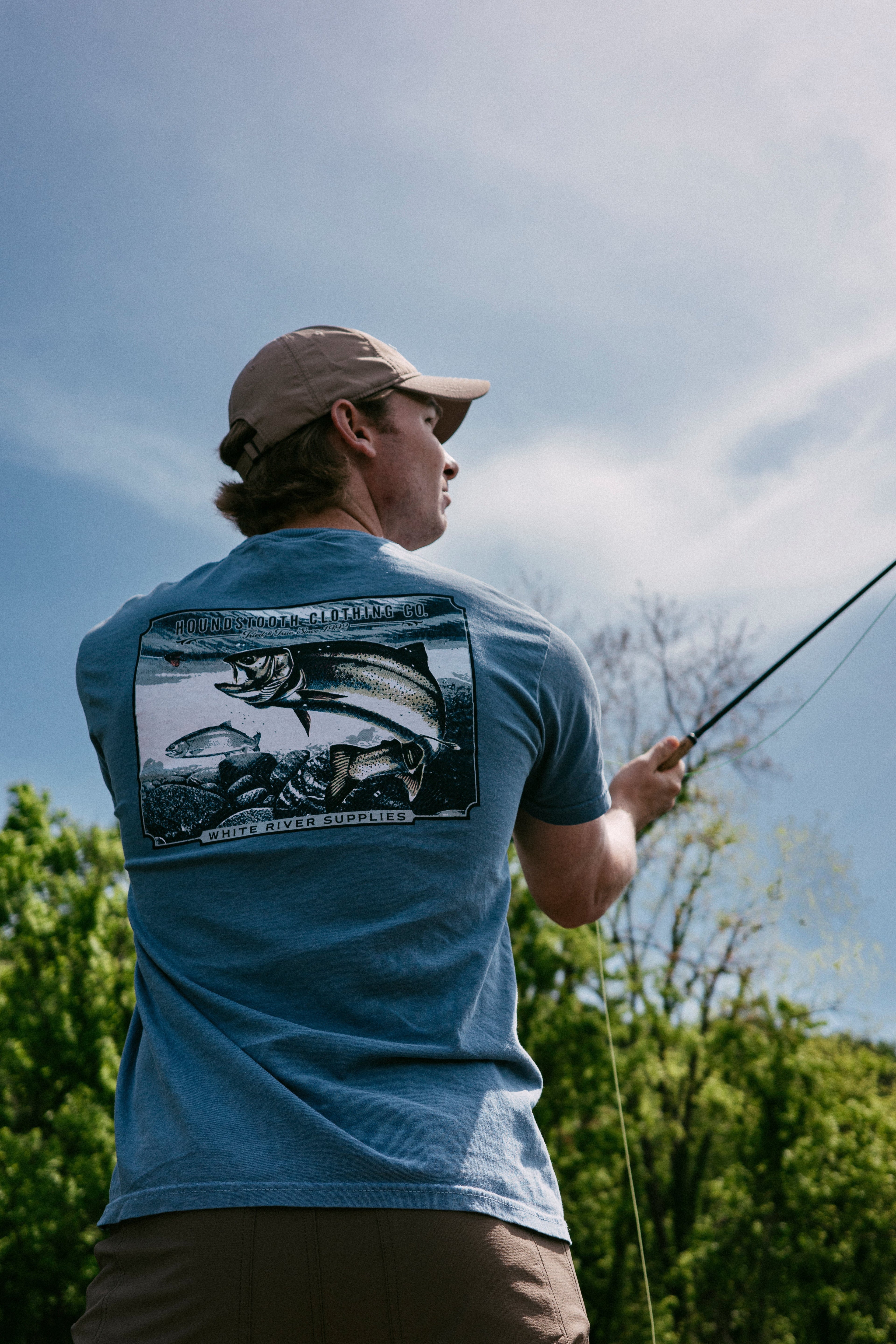 Woodcut Trout T-Shirts, Hoodie, Sweatshirt | CoreVibeTees.com (Image 2)