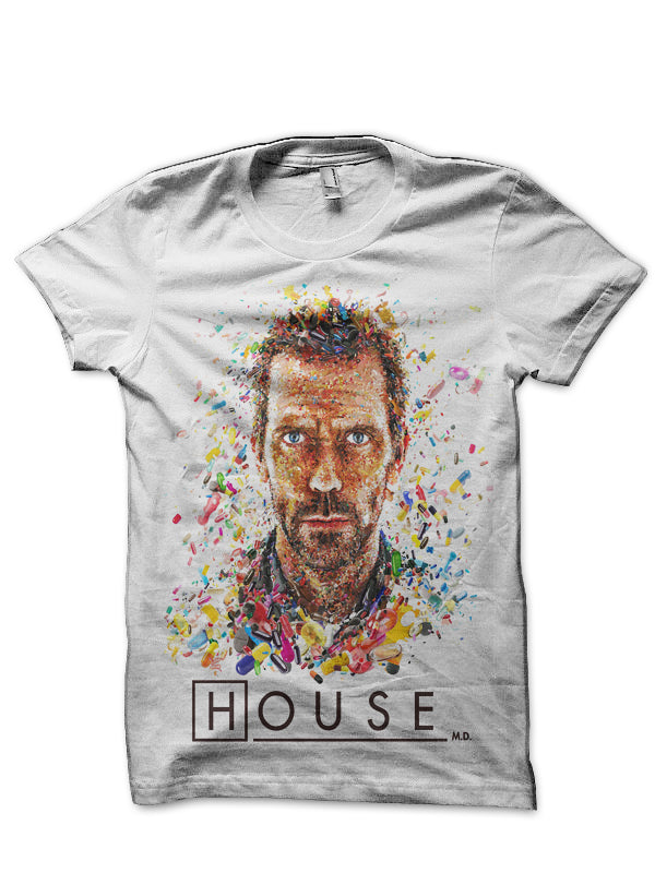 House MD White T-Shirt Style003 Hoodie, Sweatshirt | CoreVibeTees.com
