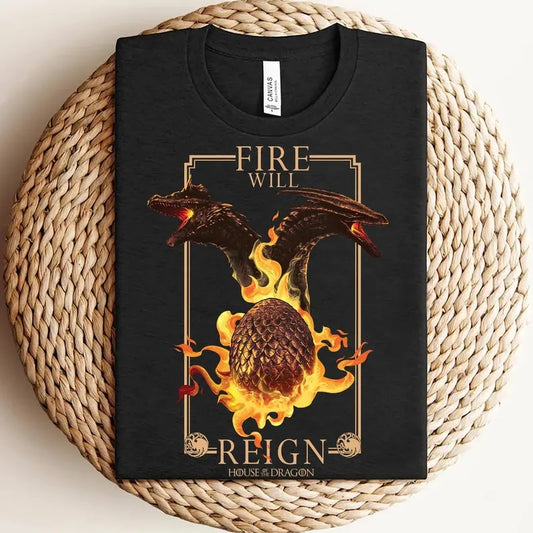 House of the Dragon T-Shirt, Game of Thrones Inspired Apparel, Targaryen Sweatshirt, Game of Thrones Shirt, Dragon Shirt, Vermithor Unisex Tee