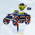 Houston Astros Orbit Mascot Garden Wind Spinner