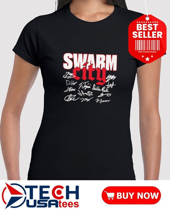 Houston Texans Football Swarm City signature shirt