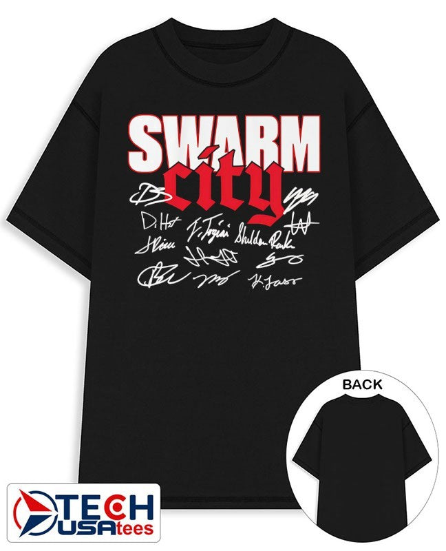 Houston Texans Football Swarm City signature shirt