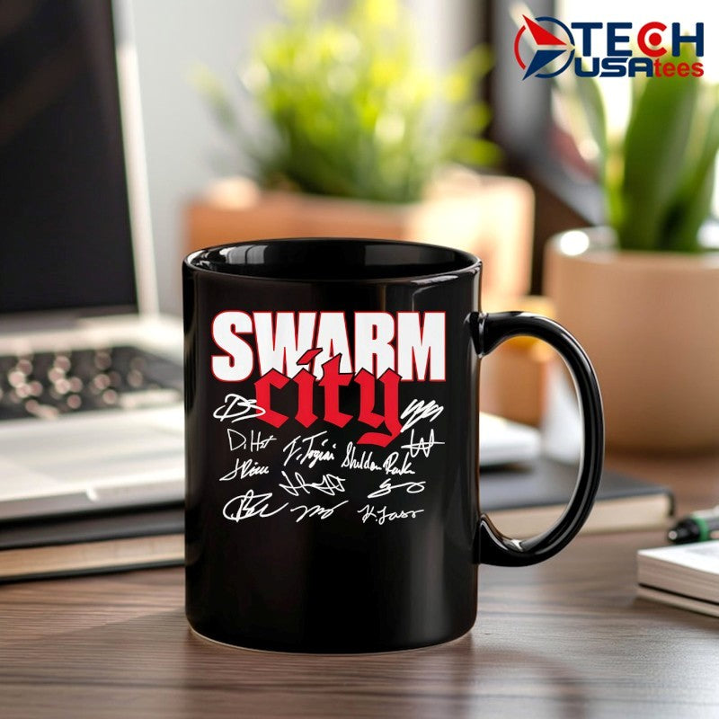 Houston Texans Football Swarm City signature shirt