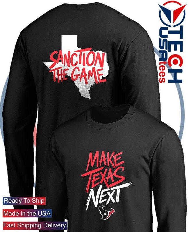 Houston Texans make Texas next Sanction The Game 2026 shirt