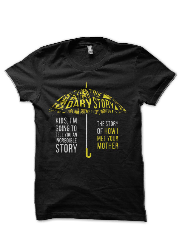 How I Met Your Mother Baseball Black T-Shirt Hoodie, Sweatshirt | CoreVibeTees.com